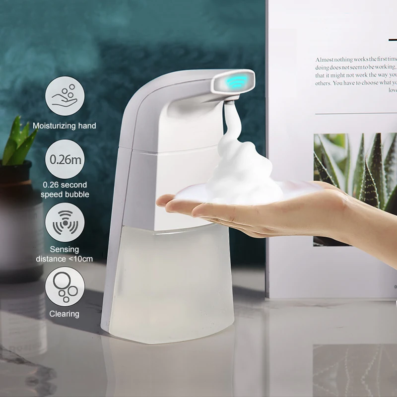 Automatic Soap ABS Dispenser Smart Sensor Touchless Sanitizer Washing Liquid Dispenser 250ml For Kitchen Bedroom Bathroom
Automatic Soap ABS Dispenser Smart Sensor Touchless Sanitizer Washing Liquid Dispenser 250ml For Kitchen Bedroom Bathroom