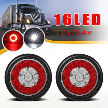 2pc 4-Inch Round Red/White 16LED Combo Brake Stop Turn Tail Backup Light Mount Waterproof And Shockproof Low Power Consumption
2pc 4-Inch Round Red/White 16LED Combo Brake Stop Turn Tail Backup Light Mount Waterproof And Shockproof Low Power Consumption