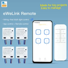 2022 EWeLink BASIC-2.4G Smart Switch Modification Module RM 2.4G Bth APP Remote Control Pairing Voice Control Smart Home
2022 EWeLink BASIC-2.4G Smart Switch Modification Module RM 2.4G Bth APP Remote Control Pairing Voice Control Smart Home