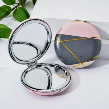 Portable Fold Up Makeup Mirrors Matching Color Double Side Small Mirror Girls Cosmetic Compact Beauty Tools for Women 
Portable Fold Up Makeup Mirrors Matching Color Double Side Small Mirror Girls Cosmetic Compact Beauty Tools for Women