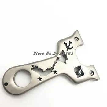 304 Stainless Steel Hunting Slingshot Catapult With Flat Rubber Band Outdoor Competitive Shooting Map Sling Shot
304 Stainless Steel Hunting Slingshot Catapult With Flat Rubber Band Outdoor Competitive Shooting Map Sling Shot