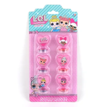6pcs/set LOL Surprise Dolls Juguetes Cartoon Cute Plastic Handle Seal with Ink Safety Kids Toys for Children's Gifts S22
6pcs/set LOL Surprise Dolls Juguetes Cartoon Cute Plastic Handle Seal with Ink Safety Kids Toys for Children's Gifts S22