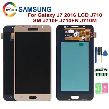 Super AMOLED J710 Display For Samsung Galaxy J7 2016 LCD J710F J710Y J710M J710G LCD Display Touch Screen Digitizer Replacement
Super AMOLED J710 Display For Samsung Galaxy J7 2016 LCD J710F J710Y J710M J710G LCD Display Touch Screen Digitizer Replacement