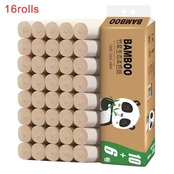 16rolls Skin Friendly Bath Tissue No Irritation Embossing Bamboo Pulp Easy Dissolution Toilet Paper 4 Layers Highly Absorbent
16rolls Skin Friendly Bath Tissue No Irritation Embossing Bamboo Pulp Easy Dissolution Toilet Paper 4 Layers Highly Absorbent