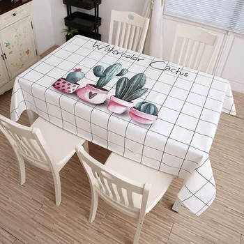 Nordic Style Cotton and Linen Dining Table Cloth Cactus Pattern Oil Cloth Tablecloths Coffee Table Cover Camino De Mesa DW123
Nordic Style Cotton and Linen Dining Table Cloth Cactus Pattern Oil Cloth Tablecloths Coffee Table Cover Camino De Mesa DW123