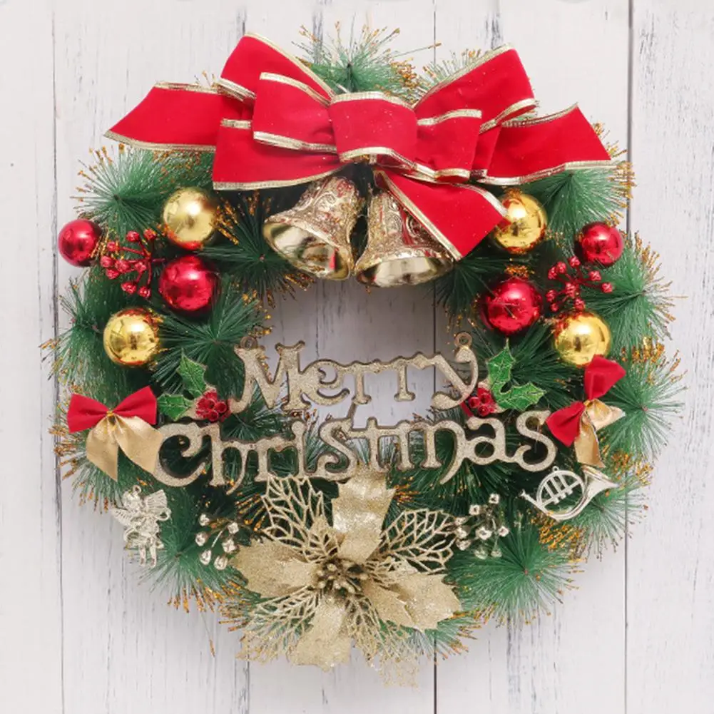 40cm Christmas Wreath Artificial Garland Shopping Mall Window Christmas Door Decoration Supplies Advent Wreath
40cm Christmas Wreath Artificial Garland Shopping Mall Window Christmas Door Decoration Supplies Advent Wreath