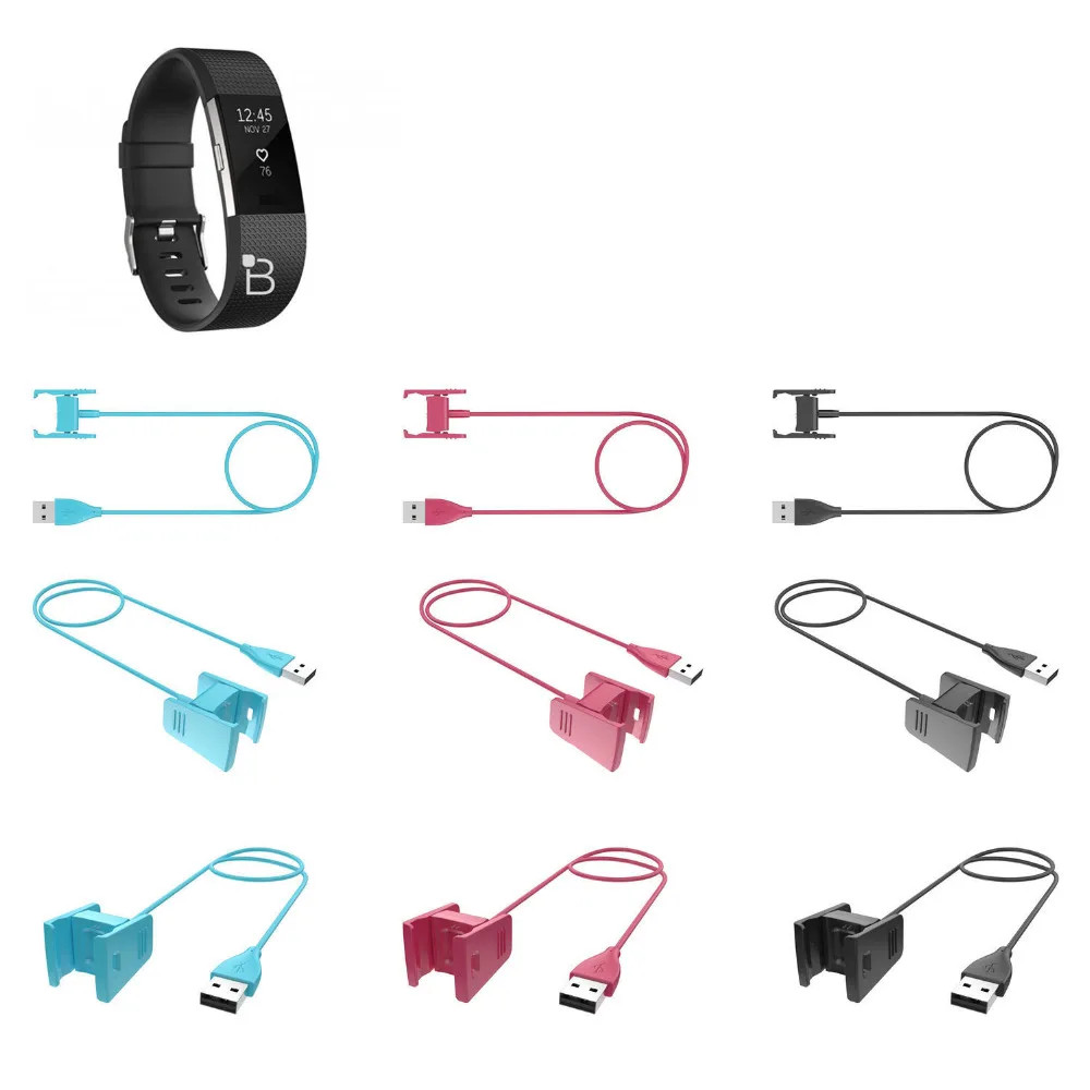 Replacement Charger Charging Cable Charging Cord for Fitbit Charge 2 Heart Rate and Fitness Wristband 55cm 100cm
Replacement Charger Charging Cable Charging Cord for Fitbit Charge 2 Heart Rate and Fitness Wristband 55cm 100cm