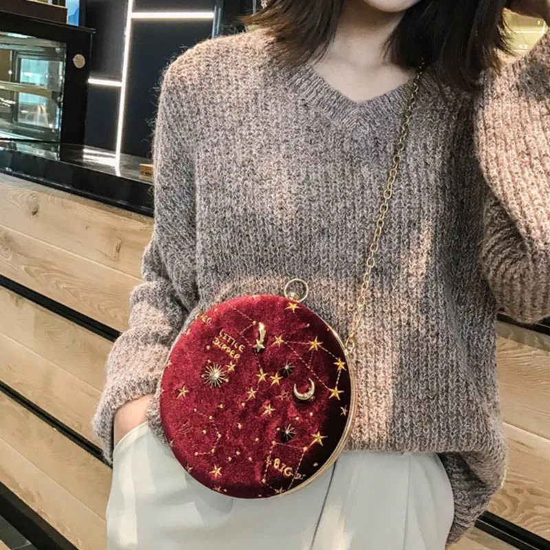 Women Velvet Round Handbag 2020 Fashion Small Shoulder Messenger Bag Mini Ladies Evening Clutch Cute Printing Casual Tote Purse
Women Velvet Round Handbag 2020 Fashion Small Shoulder Messenger Bag Mini Ladies Evening Clutch Cute Printing Casual Tote Purse