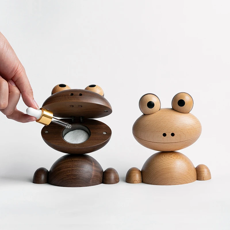 Modern Original Design Frog Aromatherapy Natural Wooden Animal Figurines Luxury Wedding Gifts Wooden Home Decor Accessories Orn 
Modern Original Design Frog Aromatherapy Natural Wooden Animal Figurines Luxury Wedding Gifts Wooden Home Decor Accessories Orn