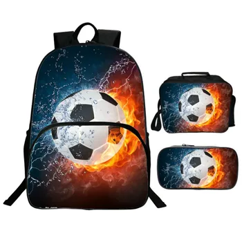 3pcs / Set Kids School Bags 3D Fire Hot Water Soccer Football Prints School Backpack for Teenagers Boys Children School Bags
3pcs / Set Kids School Bags 3D Fire Hot Water Soccer Football Prints School Backpack for Teenagers Boys Children School Bags