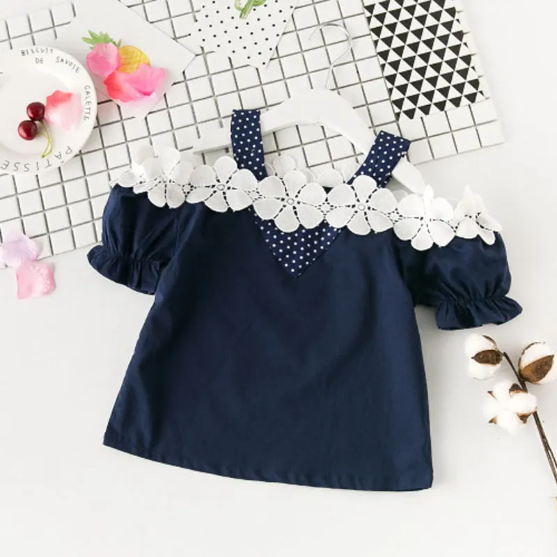 R-Z-2018-Summer-New-Fashion-Sweet-Solid-Color-Off-Shoulder-T-Shirt-Pentagram-Shorts-Girls (2)