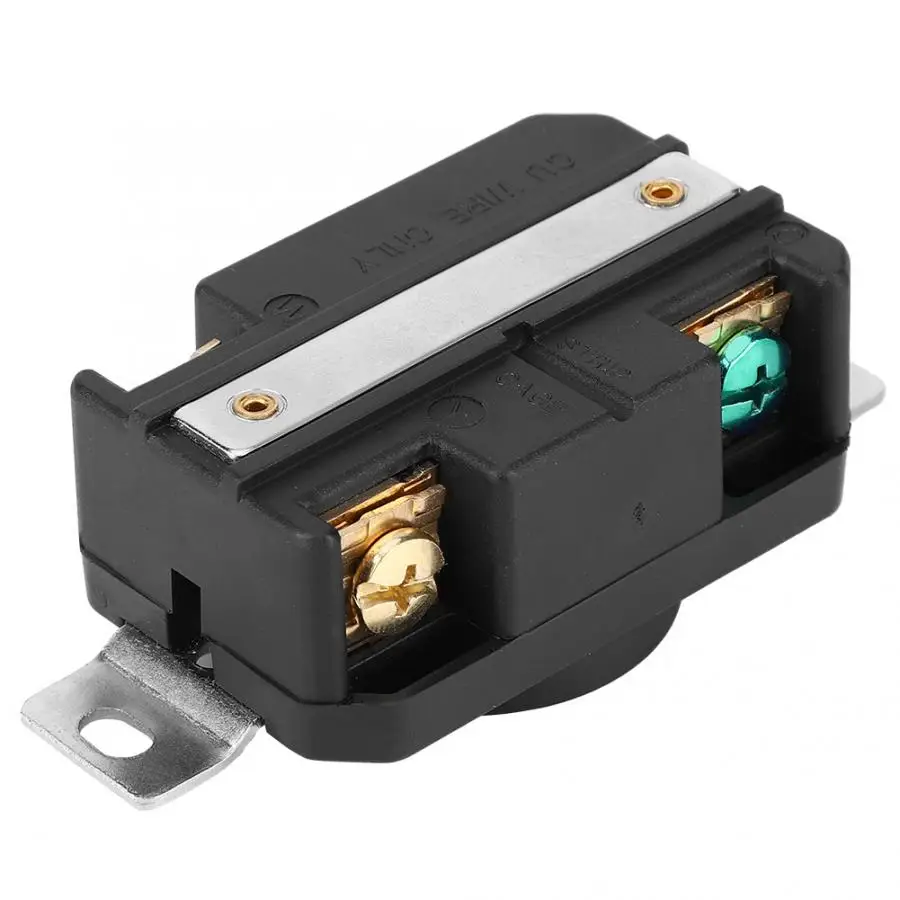3 Holes Generator Locking Socket Petrol Generator Parts US Socket NEMA L18-30R 30A Female Connector
3 Holes Generator Locking Socket Petrol Generator Parts US Socket NEMA L18-30R 30A Female Connector