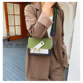 sen-mai new mini handbags women fashion ins ultra fire retro wide shoulder strap messenger bag purse simple style Crossbody Bags 
sen-mai new mini handbags women fashion ins ultra fire retro wide shoulder strap messenger bag purse simple style Crossbody Bags