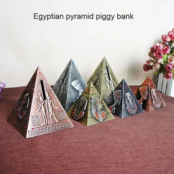 Piggy Bank Egyptian Pyramid Piggy Bank Miracle Plating Tourist Souvenir Piggy Bank Pyramid Model Piggy Bank Coin Storage Box
Piggy Bank Egyptian Pyramid Piggy Bank Miracle Plating Tourist Souvenir Piggy Bank Pyramid Model Piggy Bank Coin Storage Box