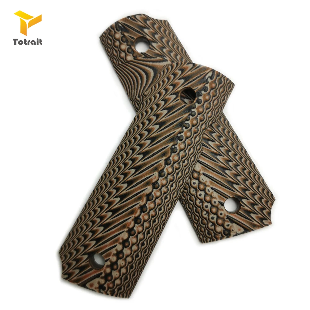 TOrait 1 Pair 1911 Grip G10 Knife Handles Patch Textured Material DIY Scales Non-slip Blanks For 1911 Grips
TOrait 1 Pair 1911 Grip G10 Knife Handles Patch Textured Material DIY Scales Non-slip Blanks For 1911 Grips