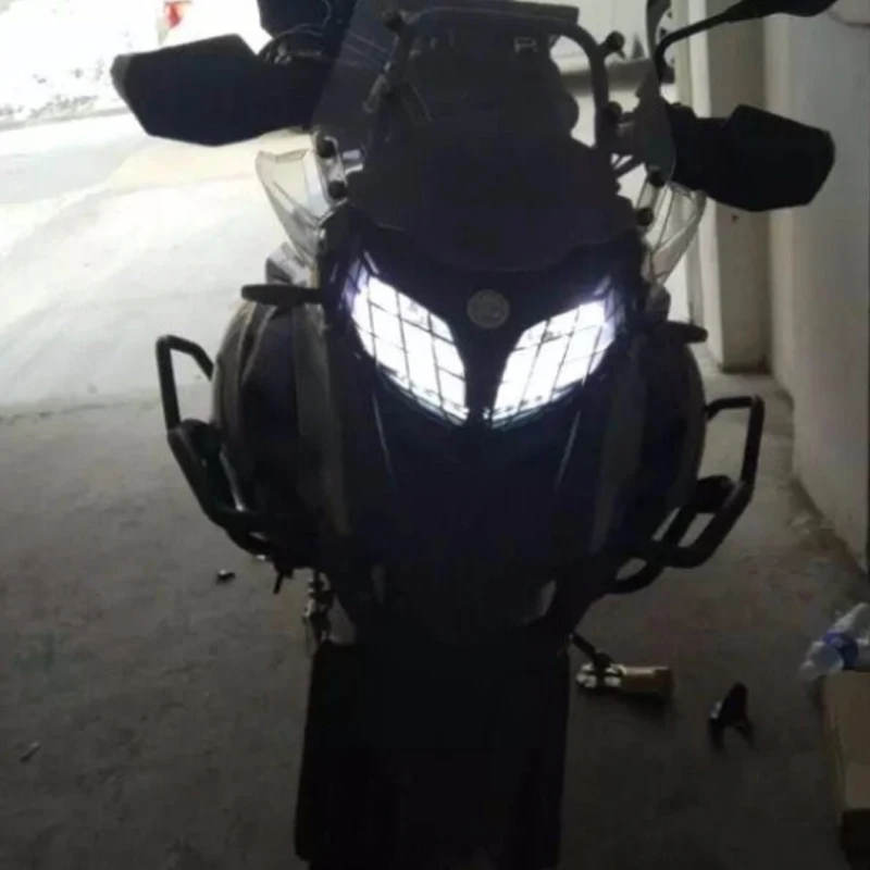 Motorcycle Parts Accessories Headlight Guard Protector Grille Covers (9)