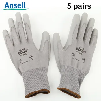 Ansell Work Gloves 5 Pairs Work Gloves Safety Protective Worker Palm Coated Pu Grey Glove Non-Slip En4 Wear Resistance Machine
Ansell Work Gloves 5 Pairs Work Gloves Safety Protective Worker Palm Coated Pu Grey Glove Non-Slip En4 Wear Resistance Machine