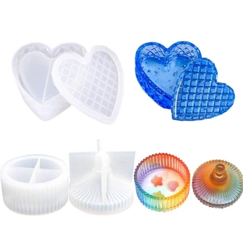 2Pcs Box Resin Molds Silicone Jewelry Box Molds Gift Box Molds with 9-Slot Molds 634D 
2Pcs Box Resin Molds Silicone Jewelry Box Molds Gift Box Molds with 9-Slot Molds 634D