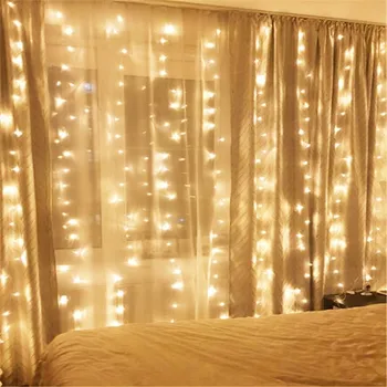 3*3M 300LED icicle String Lights Christmas Curtain Lights Flashing Lights Waterproof Outdoor Holiday Party Fairy Window Lights
3*3M 300LED icicle String Lights Christmas Curtain Lights Flashing Lights Waterproof Outdoor Holiday Party Fairy Window Lights