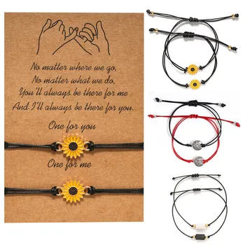 2pcs/set DIY Charm Bracelet Red String For Lovers Couples Friendship Volcanic Stone Bracelet Bead Bangle Lucky Wish Jewelry Gift
2pcs/set DIY Charm Bracelet Red String For Lovers Couples Friendship Volcanic Stone Bracelet Bead Bangle Lucky Wish Jewelry Gift