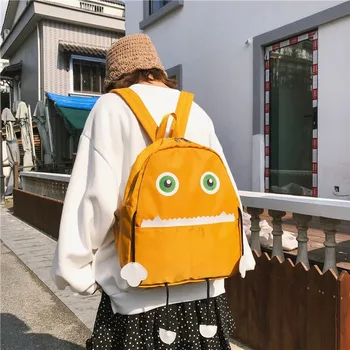 Harajuku ulzzang cute monster junior high school students fresh Korean version ins vintage girl school bag
Harajuku ulzzang cute monster junior high school students fresh Korean version ins vintage girl school bag