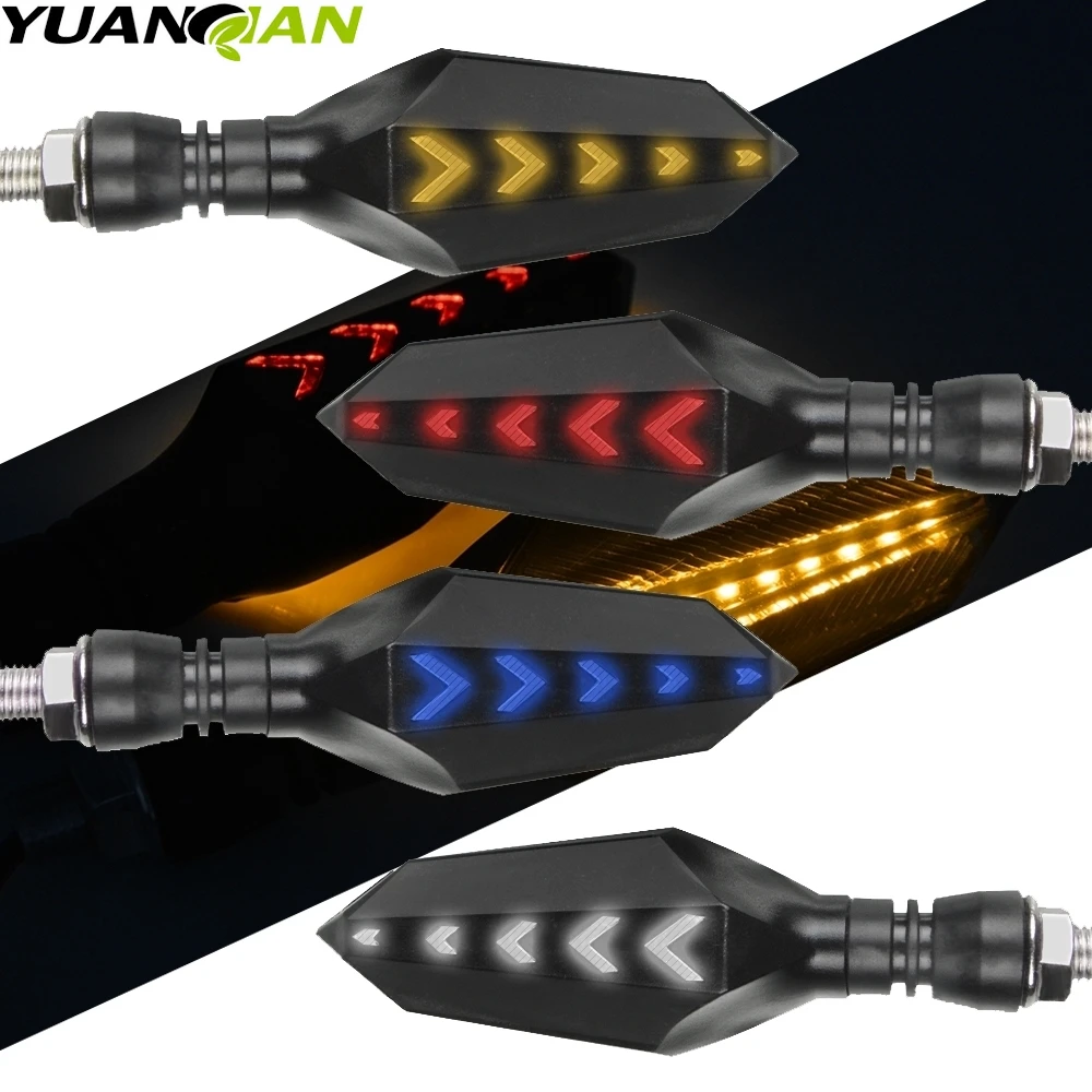 1PCS Motorcycle Turn Signals Light LED Flowing Water Blinker Motorcycles Flashing Lights Tail Lamp Bendable Stop Indicators
1PCS Motorcycle Turn Signals Light LED Flowing Water Blinker Motorcycles Flashing Lights Tail Lamp Bendable Stop Indicators