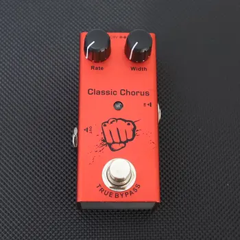 Mini Size Guitar Effects Pedal CLASSIC CHORUS True Bypass Dist Rate Width with DC 9V Power Supply
Mini Size Guitar Effects Pedal CLASSIC CHORUS True Bypass Dist Rate Width with DC 9V Power Supply