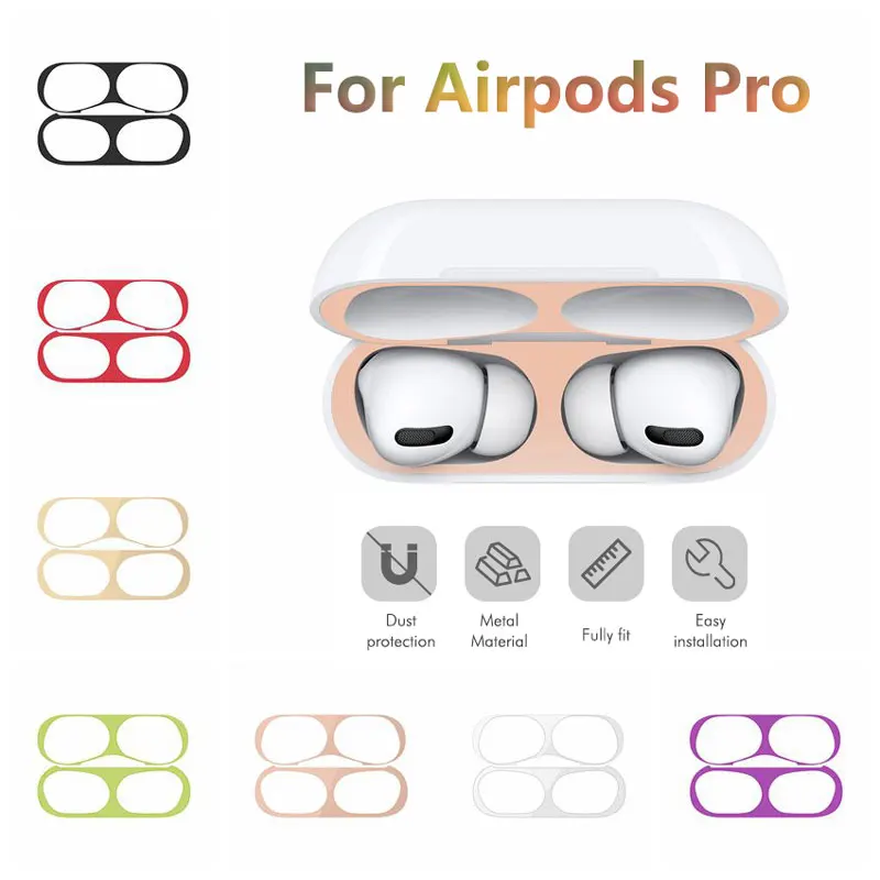Metal Plating Dust Sticker for Apple Airpods Pro Skin Guard Sticker Cover Protective Skin for Airpods 3 Earphone Accessories
Metal Plating Dust Sticker for Apple Airpods Pro Skin Guard Sticker Cover Protective Skin for Airpods 3 Earphone Accessories