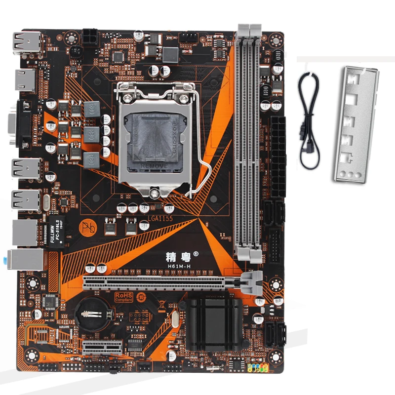 H61 Motherboard LGA 1155 Dual Channel DDR3 Memory Micro-ATX Integrated Graphics Support Intel i3 i5 i7 H61M-H Mainboard
H61 Motherboard LGA 1155 Dual Channel DDR3 Memory Micro-ATX Integrated Graphics Support Intel i3 i5 i7 H61M-H Mainboard