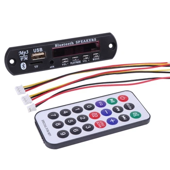 MP3 WMA WAV Wireless Bluetooth Decoder Board USB AUX 3.5MM with Remote for Car(Bluetooth 5.0)
MP3 WMA WAV Wireless Bluetooth Decoder Board USB AUX 3.5MM with Remote for Car(Bluetooth 5.0)