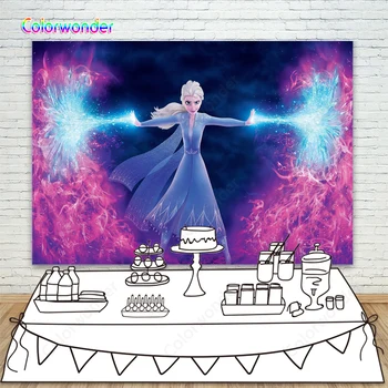 Cool Frozen 2 Princess Elsa Photography Backdrops Fire Vs Ice Backgrounds For Girls 6th Birthday Party Cake Table Wall Banner
Cool Frozen 2 Princess Elsa Photography Backdrops Fire Vs Ice Backgrounds For Girls 6th Birthday Party Cake Table Wall Banner