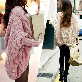 Autumn And Winter New Fashionable Irregular Thick Knitting Sweater Batwing Sleeve Cardigan Loose Shawl Women Casual Coat 2019
Autumn And Winter New Fashionable Irregular Thick Knitting Sweater Batwing Sleeve Cardigan Loose Shawl Women Casual Coat 2019