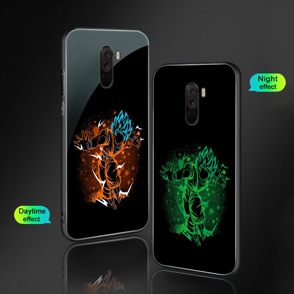 Ciciber Dragon Ball для Redmi Note 7 8 6 Pro светящиеся стеклянные чехлы телефонов Xiaomi 9 9T A2 6X MIX 2 2S