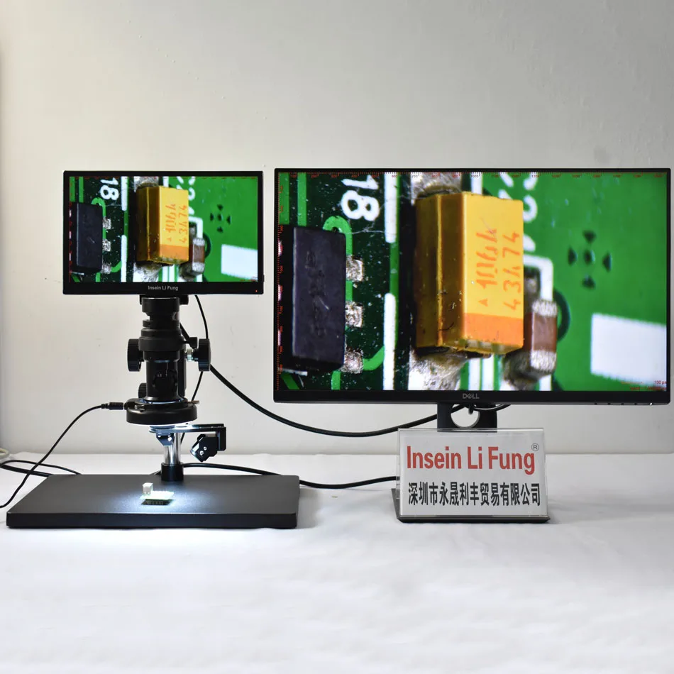 Full HD 1080P 11.6" IPS Integrated Display Camera HDMI 2D 3D Video Inspection Microscope with Measurement Magnifier USB Storage
Full HD 1080P 11.6" IPS Integrated Display Camera HDMI 2D 3D Video Inspection Microscope with Measurement Magnifier USB Storage