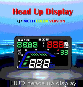 Universal new HUD Q7 multi color Auto Car Head Up GPS Display Speedometers Overspeed Warning Dashboard Windshield Projector
Universal new HUD Q7 multi color Auto Car Head Up GPS Display Speedometers Overspeed Warning Dashboard Windshield Projector