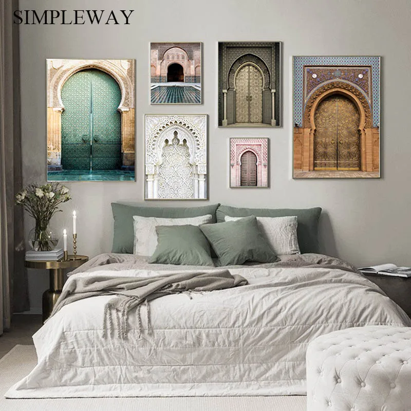 Moroccan Arch Old Door Canvas Painting Islamic Building Wall Art Poster Hassan II Mosque Print Muslim Modern Decoration Picture
Moroccan Arch Old Door Canvas Painting Islamic Building Wall Art Poster Hassan II Mosque Print Muslim Modern Decoration Picture