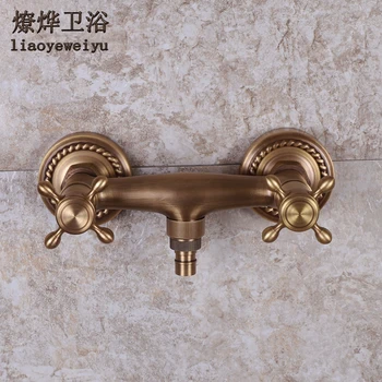 Copper Antique Washing Machine Mixing Hot and Cold Leading Wall European Ceramic Faucet 4 Port 6-Port
Copper Antique Washing Machine Mixing Hot and Cold Leading Wall European Ceramic Faucet 4 Port 6-Port