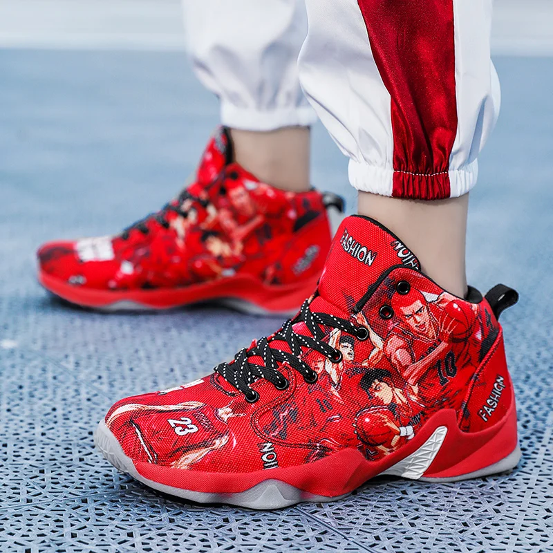 New Boys Basketball Shoes Comfortable Kids Sneakers Non-slip Breathable Shoes for Kids Fashion Sport Boys Sneakers Zapatillas
New Boys Basketball Shoes Comfortable Kids Sneakers Non-slip Breathable Shoes for Kids Fashion Sport Boys Sneakers Zapatillas