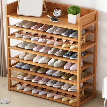 Shoe storage organizer Multi-function Home Shoes Cabinet Multi-layer Dustproof Economical Solid Wood Shoe Rack shoe
Shoe storage organizer Multi-function Home Shoes Cabinet Multi-layer Dustproof Economical Solid Wood Shoe Rack shoe