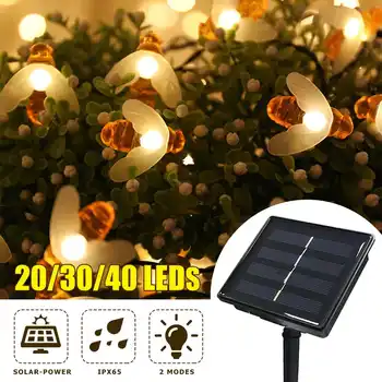 20/30/40 LEDs Outdoor Solar Power LEDs Strings Bee String Lights Waterproof Garden Patio Fence Gazebo Summer Night Decoration
20/30/40 LEDs Outdoor Solar Power LEDs Strings Bee String Lights Waterproof Garden Patio Fence Gazebo Summer Night Decoration