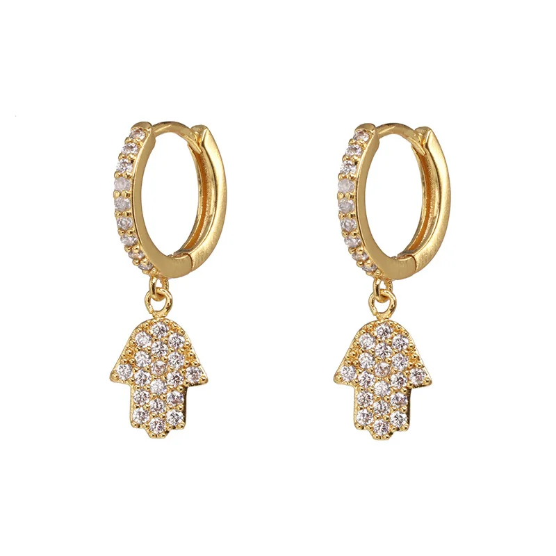 Women CZ Zircon Round Small Hoop Earrings Trendy Circle Cartilage Huggie Hoops Earrings Female Fashion Jewelry 2021 35 Hf58daa0a6e534a4dac83203bc25d8044s