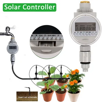 LCD Digital Garden Irrigation Timer Electronic Automatic Solar Controller Watering Hose Waterproof Timer for Irrigation System
LCD Digital Garden Irrigation Timer Electronic Automatic Solar Controller Watering Hose Waterproof Timer for Irrigation System