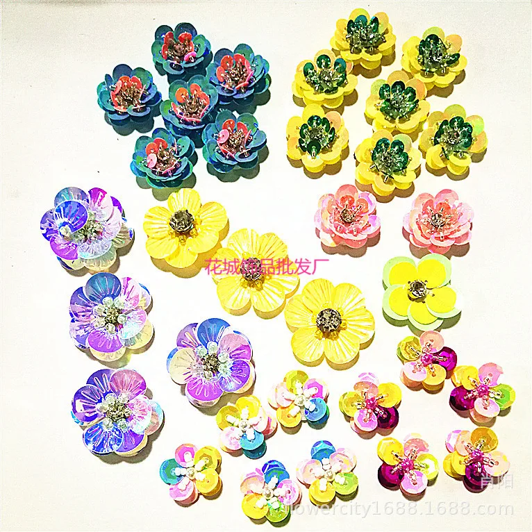 Handmade ding zhu pian Shell Flower Shoe Upper Clothing Hat Decorations Bag Bow Tie Accessories 
Handmade ding zhu pian Shell Flower Shoe Upper Clothing Hat Decorations Bag Bow Tie Accessories