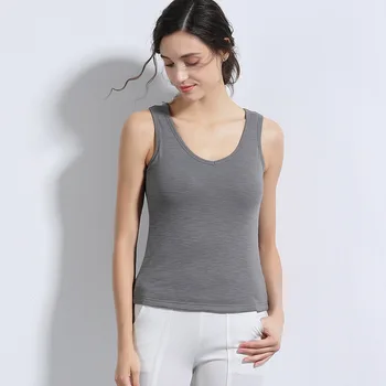Autumn Winter Sleeveless Tops Women Thermal Underwear Comfortable Keep Warm Tank Top Padded Sexy Slim Lace Female Vest
Autumn Winter Sleeveless Tops Women Thermal Underwear Comfortable Keep Warm Tank Top Padded Sexy Slim Lace Female Vest