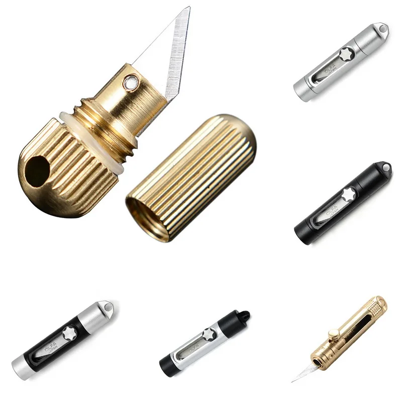 1Pcs Small Retractable Cutter Outdoor Camping Mini Portable Utility Knife Paper Cutter High Hardness Carbon Steel Key Chain Tool
1Pcs Small Retractable Cutter Outdoor Camping Mini Portable Utility Knife Paper Cutter High Hardness Carbon Steel Key Chain Tool
