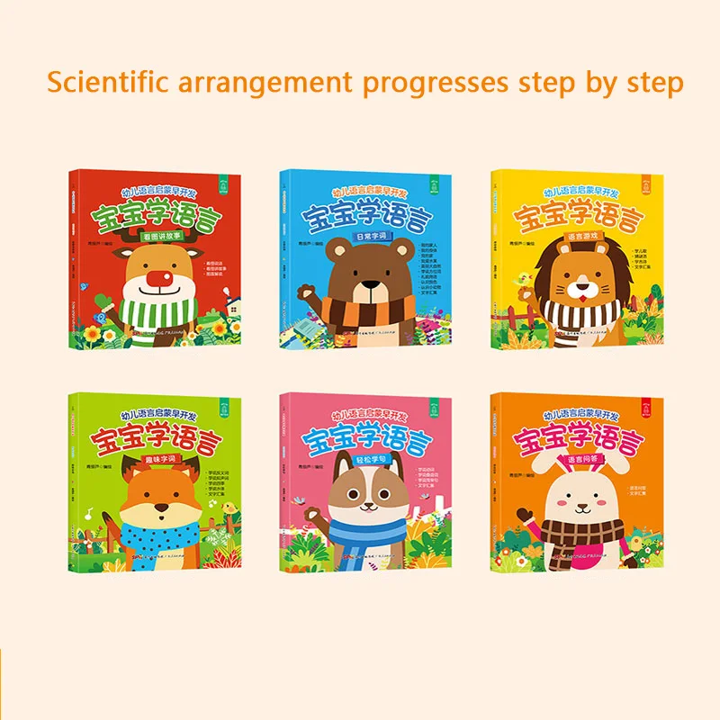 6 Books Baby Children Kids Learning To Speak Language Enlightenment Children's Reading Story Book Libros Livros Livres Libro Art
6 Books Baby Children Kids Learning To Speak Language Enlightenment Children's Reading Story Book Libros Livros Livres Libro Art