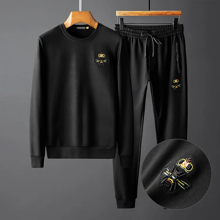 2019 Autumn Embroidery Men Hoodies Suit Casual Clothes Drawstring Slim Tracksuits Sweatshirts Mens Track Suits Ropa Para Hombre
2019 Autumn Embroidery Men Hoodies Suit Casual Clothes Drawstring Slim Tracksuits Sweatshirts Mens Track Suits Ropa Para Hombre