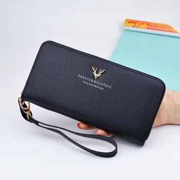 New Women Long Wallet Card Purse Fashion Classic Women Purse Top Quality PU Leather ID Holder Clutch Notecase Zipper Wallet
New Women Long Wallet Card Purse Fashion Classic Women Purse Top Quality PU Leather ID Holder Clutch Notecase Zipper Wallet