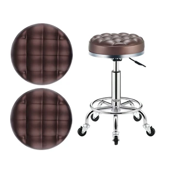 2 Pieces Durable Leather Bar Stool Replacement Cushion Round Standard Barstool Chair Seat Cushions for Kitchen Coffee Shop Salon
2 Pieces Durable Leather Bar Stool Replacement Cushion Round Standard Barstool Chair Seat Cushions for Kitchen Coffee Shop Salon