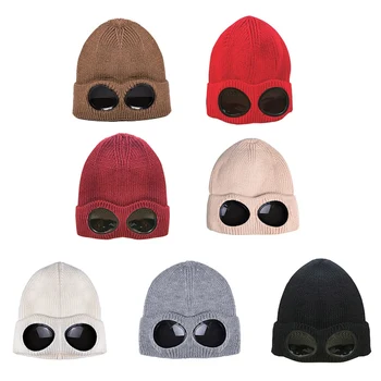 Unisex Wool Knitted Goggles Beanie Leisure Thermal Fluffy Warm Autumn Winter Hat Sports Cap Heat Keeper Ear Snow Cold Protector
Unisex Wool Knitted Goggles Beanie Leisure Thermal Fluffy Warm Autumn Winter Hat Sports Cap Heat Keeper Ear Snow Cold Protector
